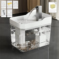 Water Fountain Auto Filter Transparent